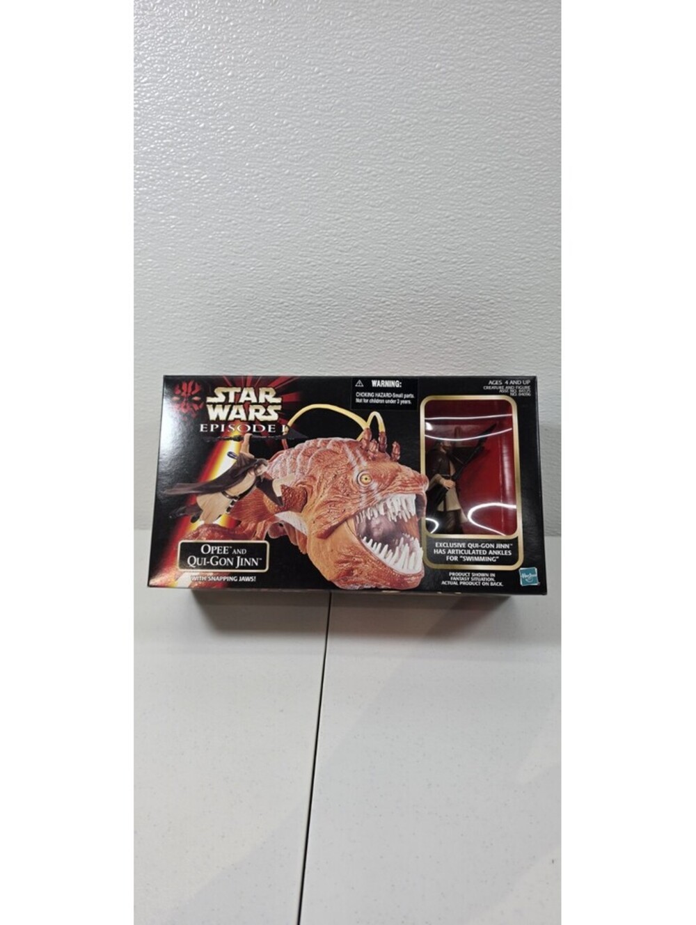 Hasbro Star Wars Episode 1 Qui Gon Jinn And Opee Action Figure NIB sealed